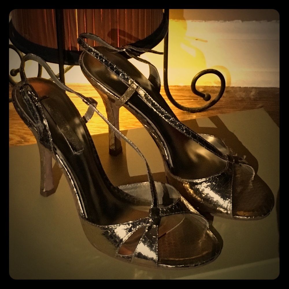 BCBG Leather high heels